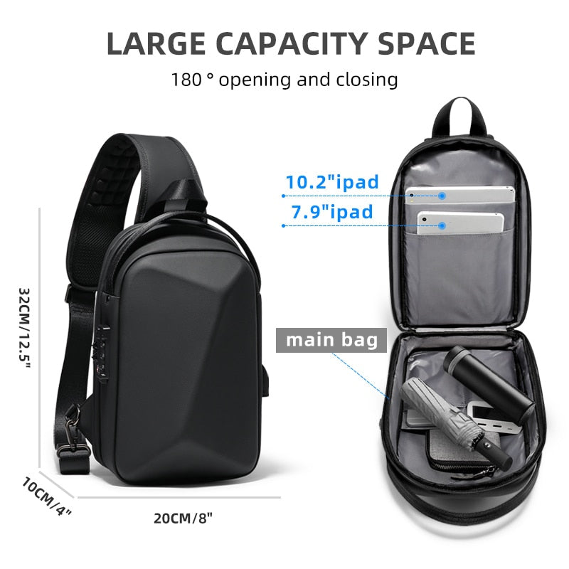 Hypestorages™ Anti-theft Men's Shoulder Bag