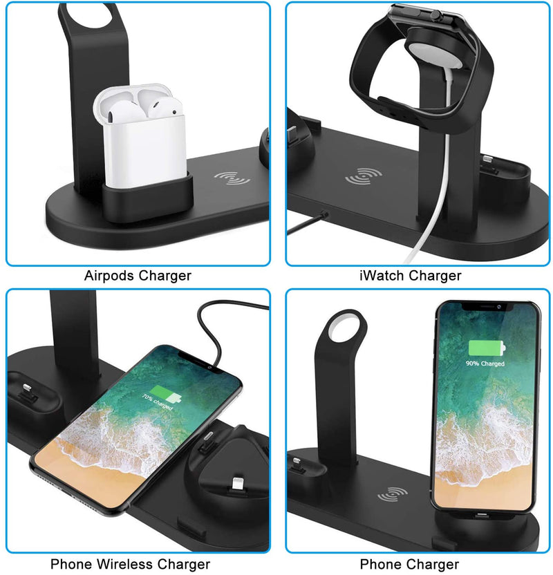 Hypestorages™ 6 in 1 Wireless Charger Station